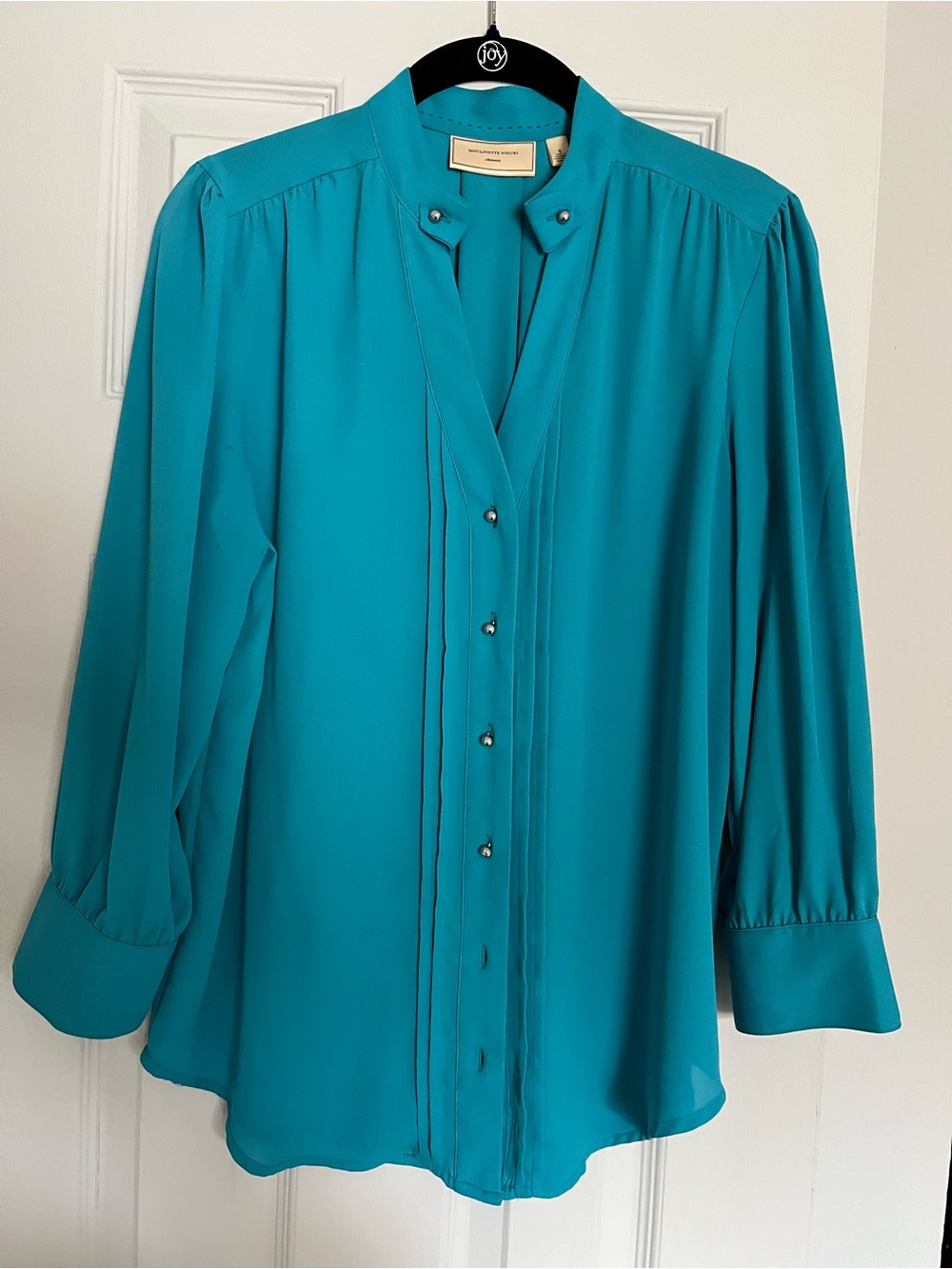 Moulinette Soeurs Bright Teal Blouse